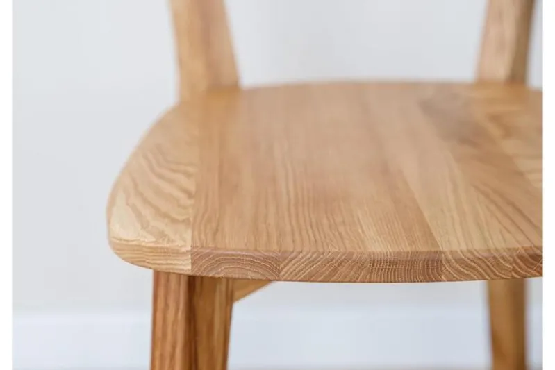 Sedia da pranzo rovere massello oliato LEON