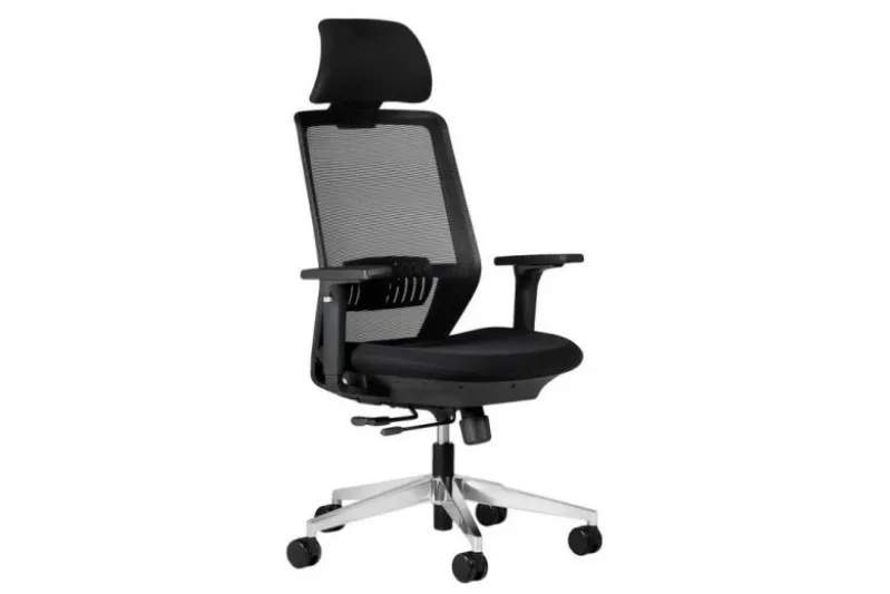 Sedia ergonomica ufficio nera SPECTRUM