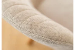 Sedia imbottita da tavolo beige BARI