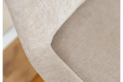 Sedia imbottita da tavolo beige BARI