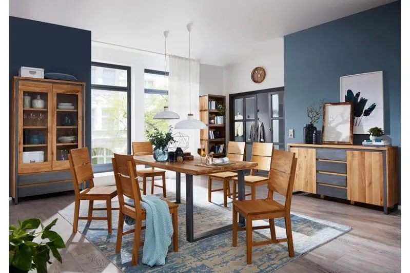 Sedia legno massello di rovere nodato VERTO