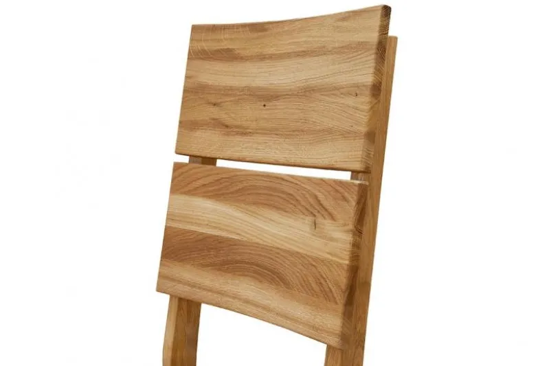 Sedia legno massello di rovere nodato VERTO