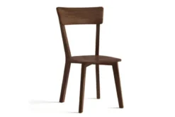 Sedia legno massello di rovere tabacco LEON