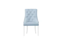 Sedia provenzale velluto blu trapuntata PRINCESS 83