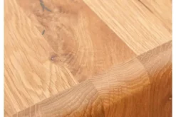 Set 3 mensole legno naturale massello di rovere oliato