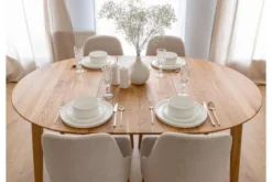 Set 6 sedie imbottite beige OLBIA