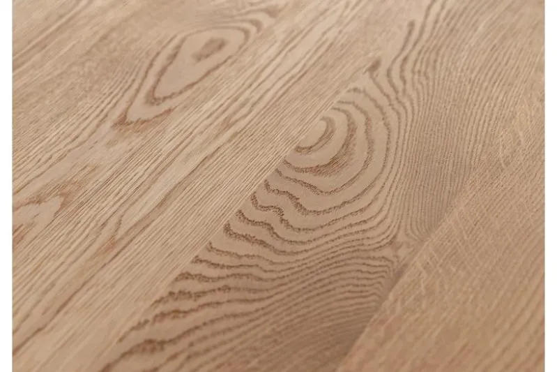 Set Tavolo rovere massello 100x200 + 8 sedie rovere sedile imbottito marrone