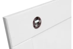 Specchiera shabby chic pino massello bianco