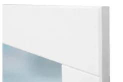 Specchiera shabby chic pino massello bianco