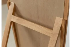 Specchio da terra moderno legno massello di rovere naturale