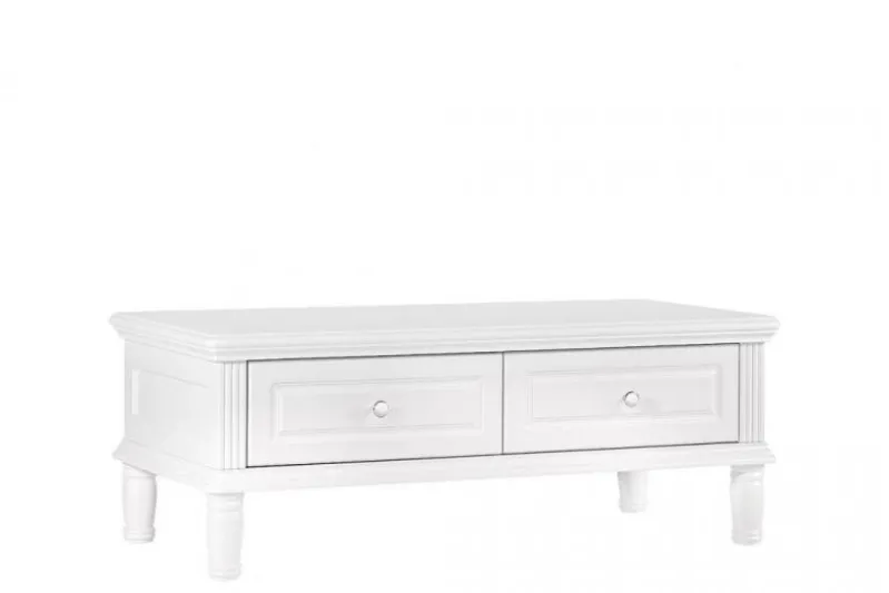 Tavolino basso salotto stile provenzale Princess 820 colore Bianco