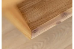 Tavolino da salotto moderno in rovere massello naturale