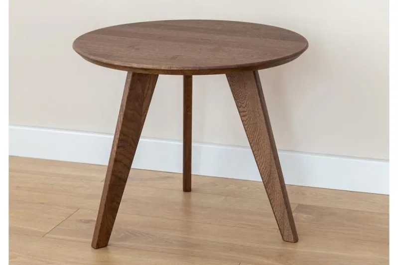 Tavolino da salotto rotondo rovere tabacco 50 cm ORBETELLO