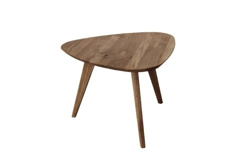 Tavolino rovere massello tabacco 67x68 cm Orbetello