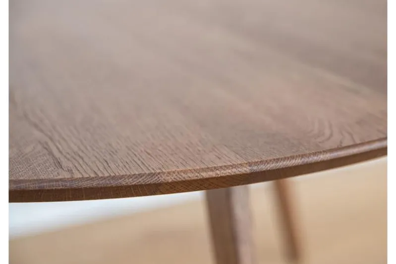Tavolino rovere massello tabacco 95x96 cm Orbetello