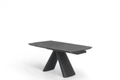 Tavolo allungabile 10 posti 160/240 cm effetto marmo grigio OBSIDIAN