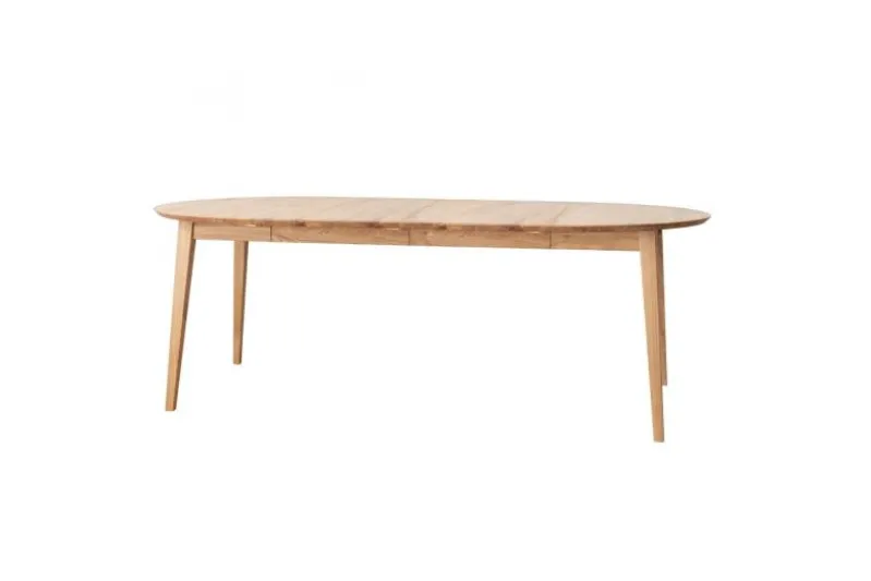 Tavolo allungabile 10-12 posti rotondo in rovere massello da 110 a 210 cm Orbetello