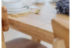 Tavolo allungabile rettangolare da 140 a 230 cm rovere massello GROSSI
