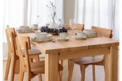 Tavolo allungabile rettangolare da 140 a 230 cm rovere massello GROSSI