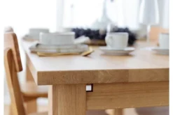 Tavolo allungabile rettangolare da 140 a 230 cm rovere massello GROSSI