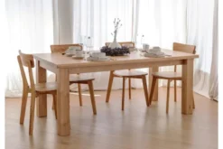 Tavolo allungabile rettangolare da 140 a 230 cm rovere massello GROSSI