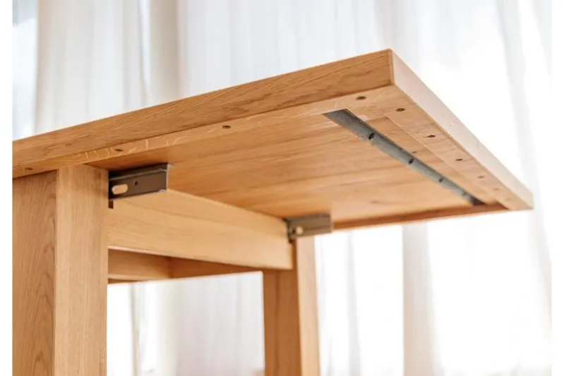 Tavolo allungabile rettangolare da 140 a 230 cm rovere massello GROSSI