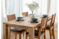 Tavolo da pranzo legno massello di rovere 90x160 GAIA