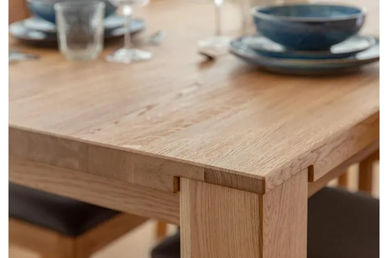 Tavolo da pranzo legno massello di rovere 90x160 GAIA