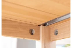 Tavolo da pranzo 8 posti legno massello naturale 100x200