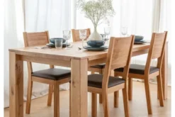 Tavolo legno massello di rovere naturale 90x140 GAIA