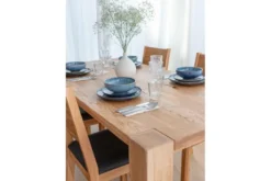 Tavolo legno massello di rovere scortecciato 90x180 SIENA