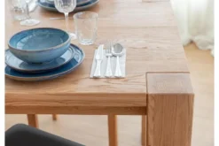 Tavolo legno massello di rovere scortecciato 90x180 SIENA