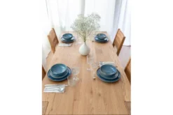 Tavolo legno massello di rovere scortecciato 90x180 SIENA