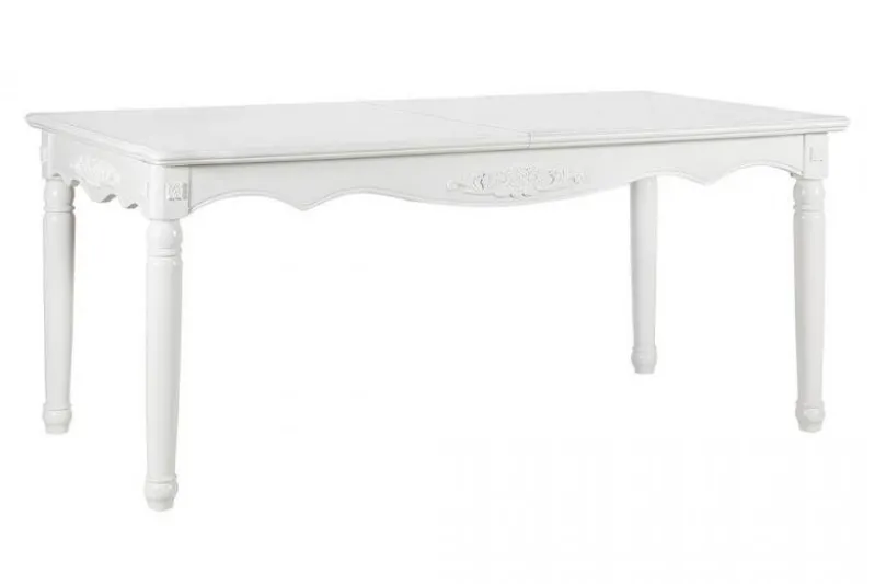 Tavolo provenzale allungabile in legno bianco Princess 828