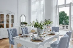 Tavolo provenzale allungabile in legno bianco Princess 828