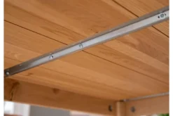 Tavolo rettangolare 10 posti rovere massello grezzo 100x220