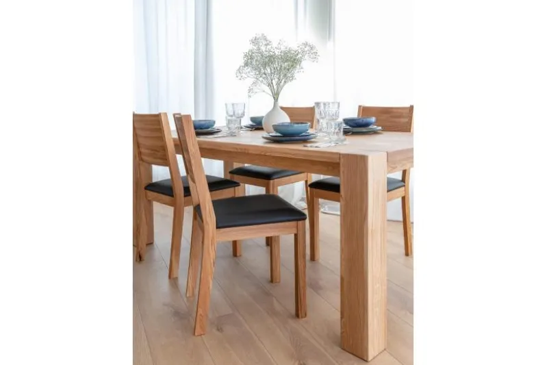 Tavolo rettangolare 100x200 rovere massello oliato SIENA