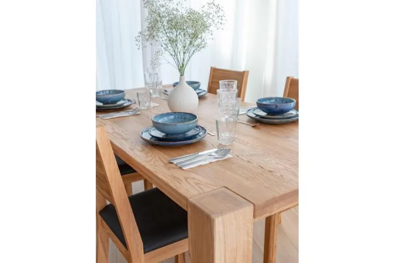 Tavolo rettangolare 100x200 rovere massello oliato SIENA
