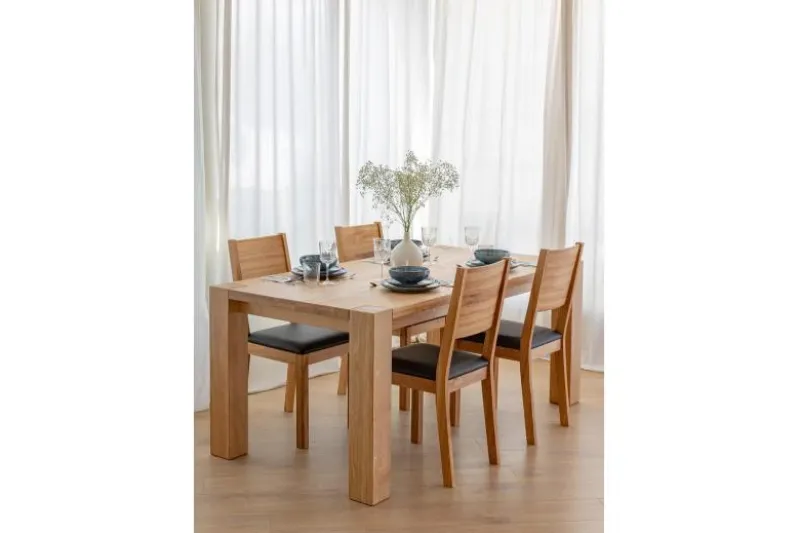 Tavolo rettangolare 100x200 rovere massello oliato SIENA