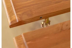 Tavolo rotondo allungabile pino massello bianco rovere 8/10 posti