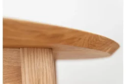 Tavolo rotondo in legno di rovere massello naturale 90 cm ORBETELLO