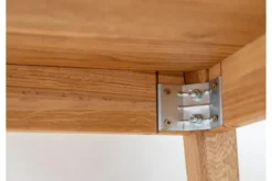 Tavolo rotondo in legno di rovere massello naturale 90 cm ORBETELLO