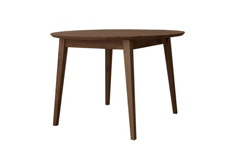 Tavolo rotondo rovere massello tabacco 110 cm Orbetello