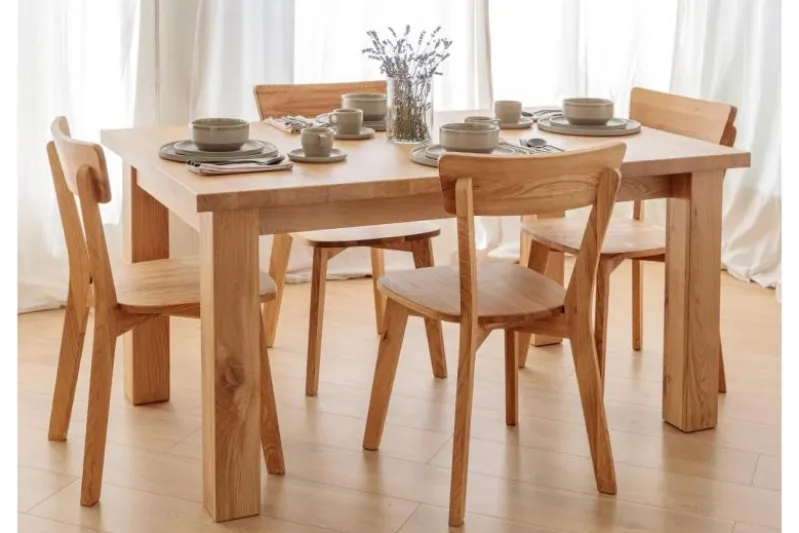 Tavolo rovere massello 6-10 posti allungabile LANCIANO