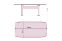 Tavolo sala riunioni per ufficio PRESTIGE S610 2 M