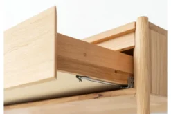 Toeletta moderna in rovere massello naturale oliato