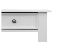 Toeletta shabby chic pino massello bianco