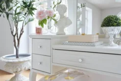 Toilette camera da letto con specchio Princess 806 colore Bianco