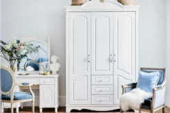 Toilette con specchio Princess 893 colore Bianco