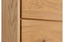 Vetrina moderna 2 ante apertura sinistra in legno massello oliato